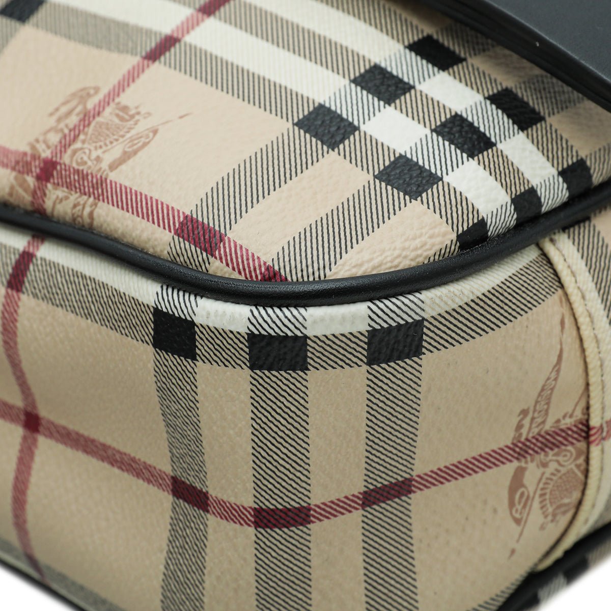 Burberry Bicolor Haymarket Messenger Bag-Burberry-THE CLOSET