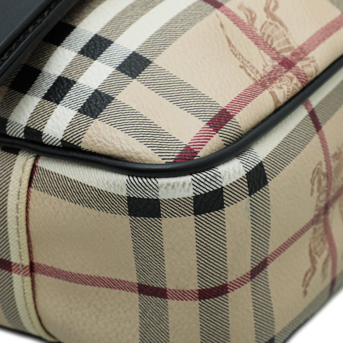 Burberry Bicolor Haymarket Messenger Bag-Burberry-THE CLOSET