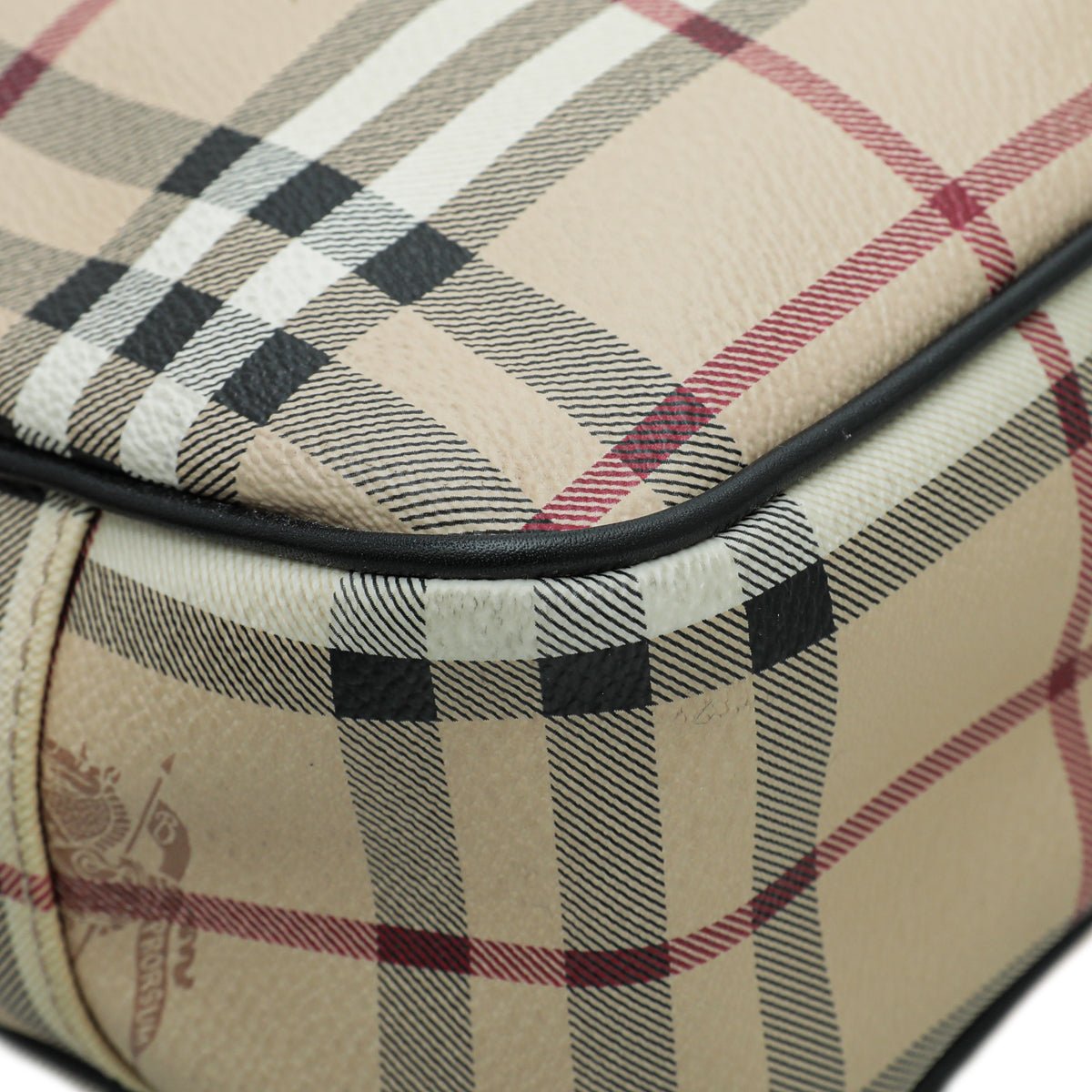 Burberry Bicolor Haymarket Messenger Bag-Burberry-THE CLOSET