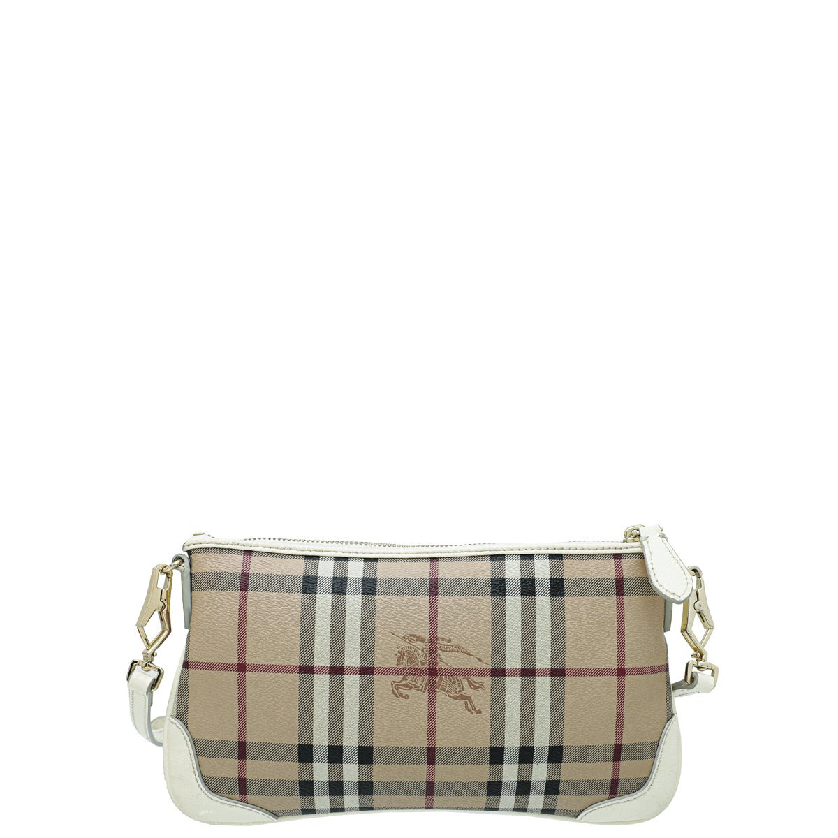 Burberry Bicolor Haymarket Peyton Crossbody Bag-Burberry-THE CLOSET