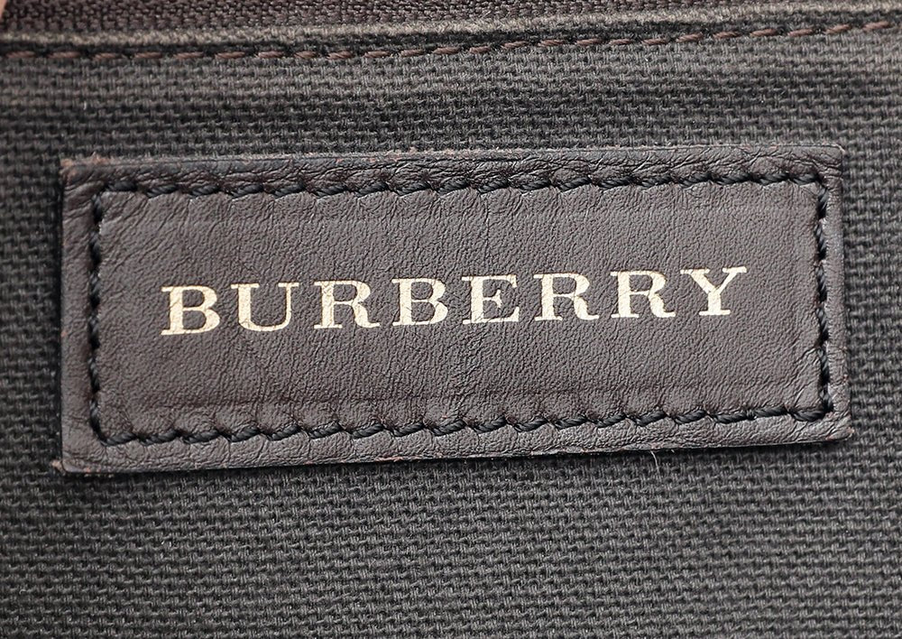 Burberry Bicolor Haymarket Regent Tote Bag-Burberry-THE CLOSET