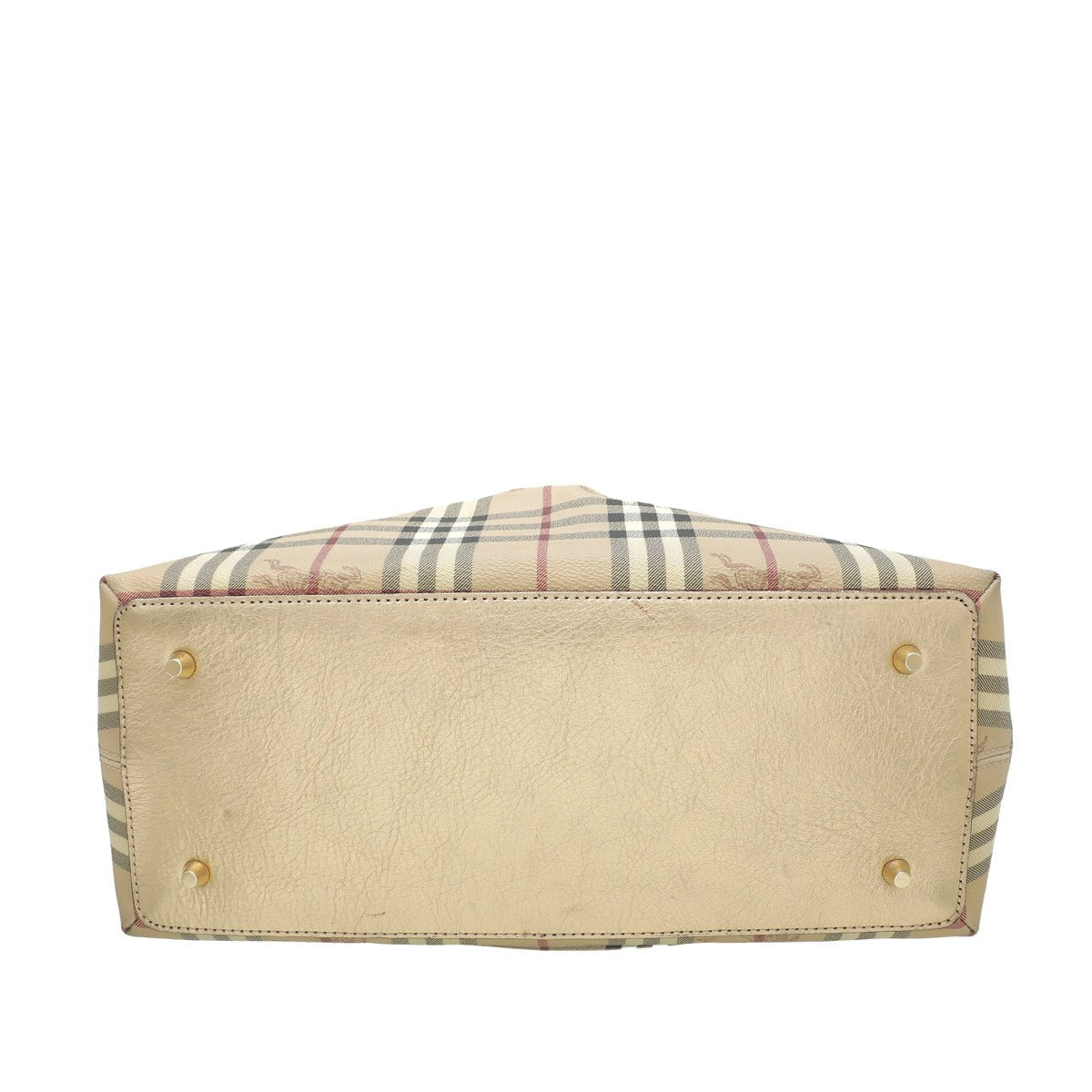 Burberry Bicolor Haymarket Thornley Satchel Bag-Burberry-THE CLOSET