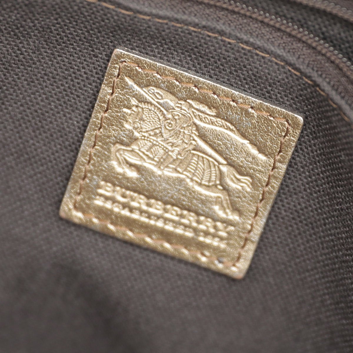 Burberry Bicolor Haymarket Thornley Satchel Bag-Burberry-THE CLOSET