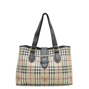 Burberry Bicolor Haymarket Bag Bag