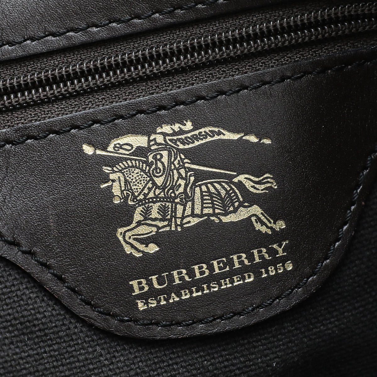 Burberry - Burberry Bicolor Haymarket Tote Bag | The Closet