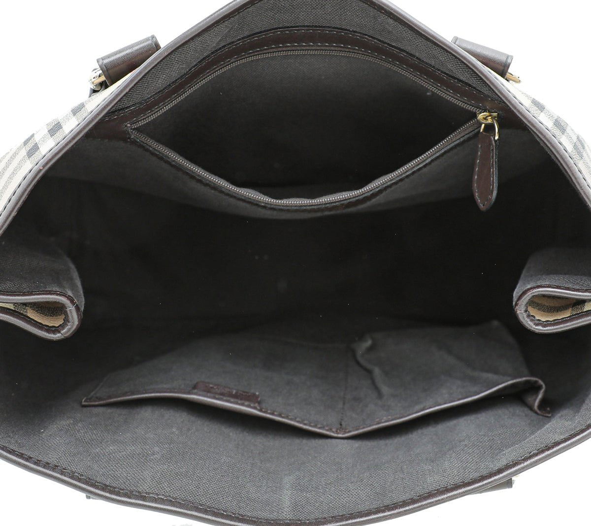 Burberry Bicolor Haymarket Tote Bag-Burberry-THE CLOSET