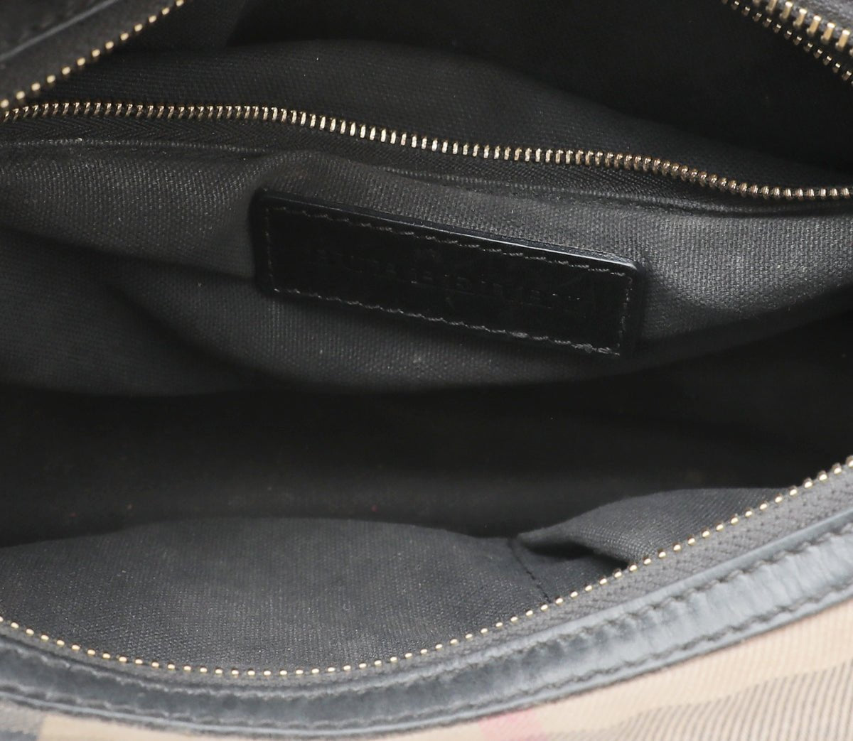 Burberry Bicolor House check Bridle Bowling Bag-Burberry-THE CLOSET