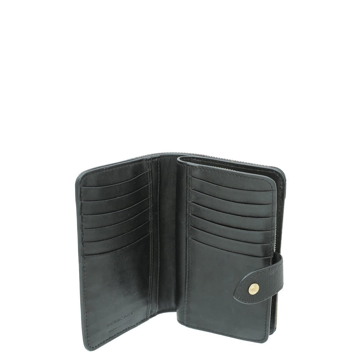 Burberry Bicolor House Check French Wallet-Burberry-THE CLOSET