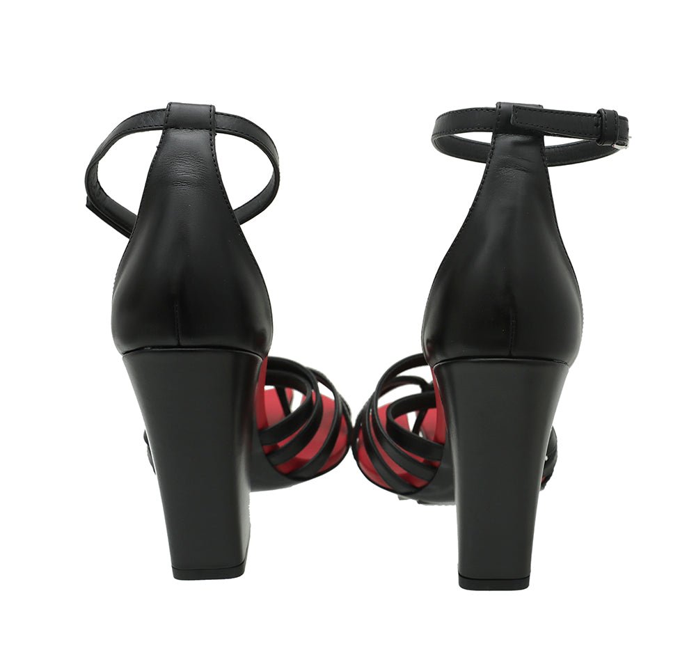 Burberry Bicolor Hove Ankle Strap Sandals 36-Burberry-THE CLOSET