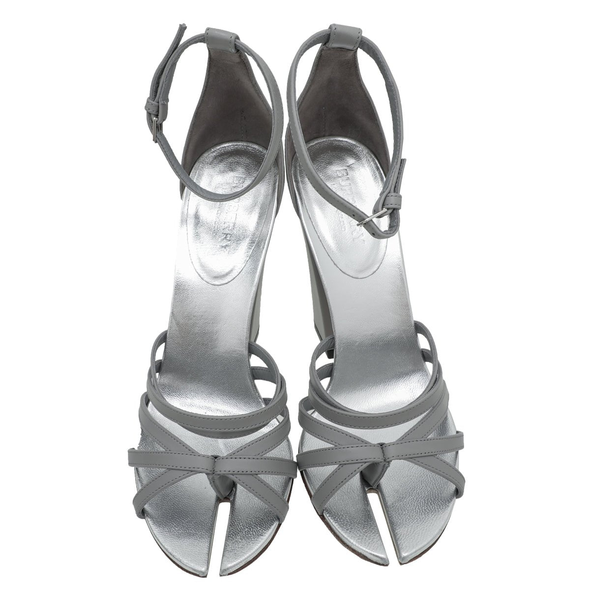 Burberry Bicolor Hove Thong Split-Toe Sandals 38-Burberry-THE CLOSET