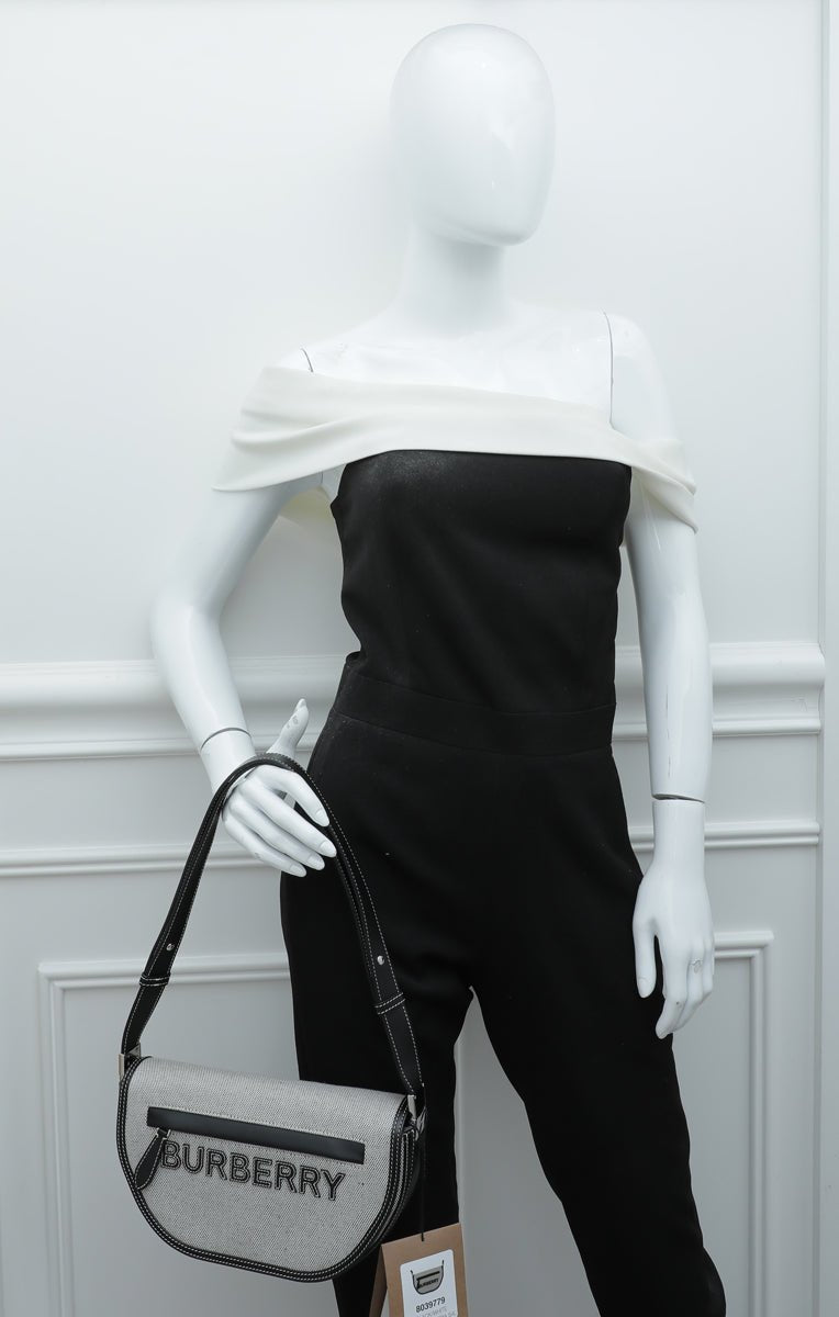 Burberry Bicolor Logo Olympia Small Bag-Burberry-THE CLOSET