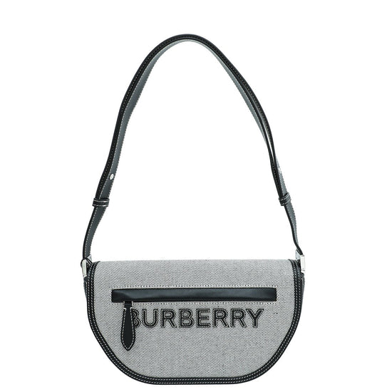 Burberry Bicolor Logo Olympia Small Bag – The Closet