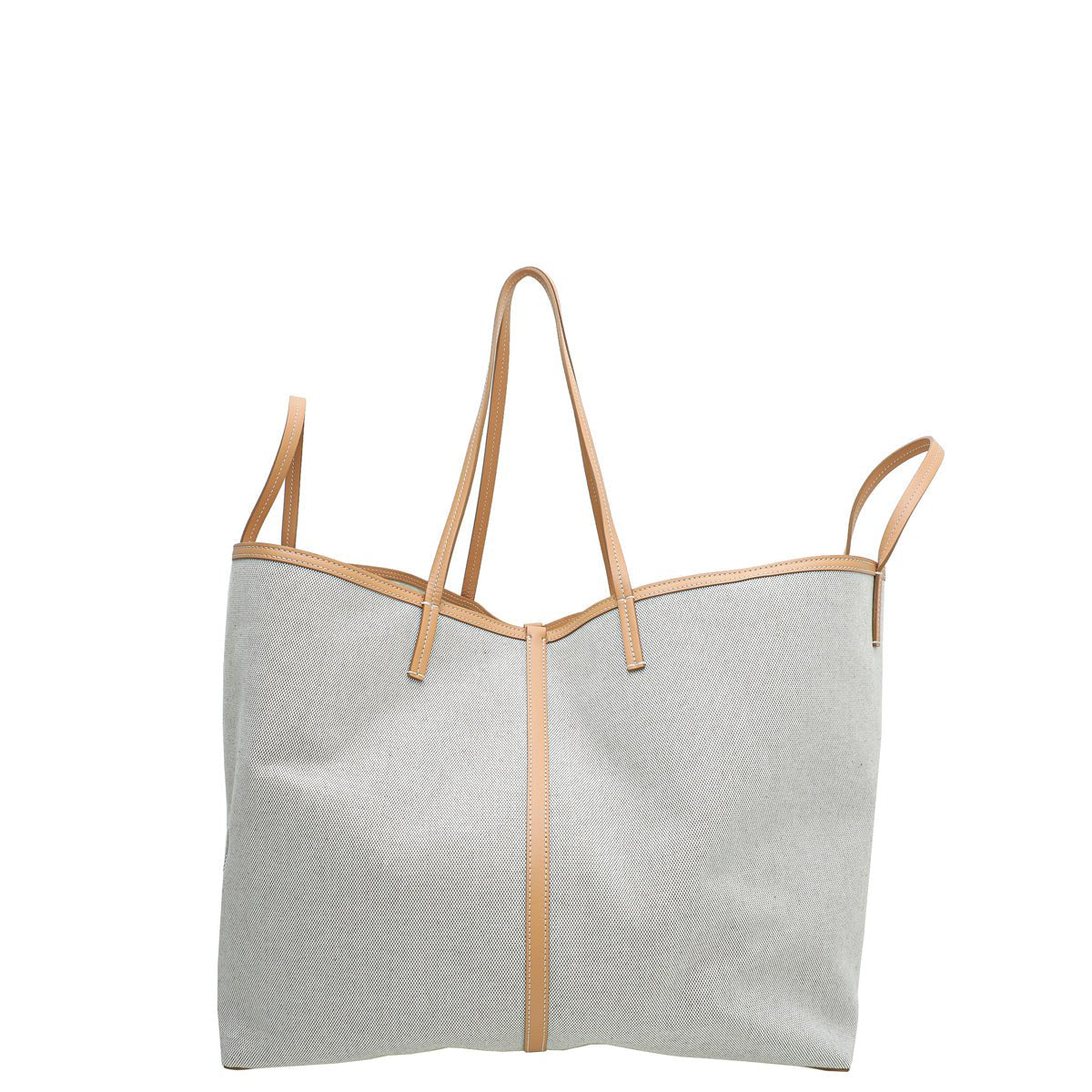 Burberry Bicolor Logo XL Beach Tote Bag - Main Image