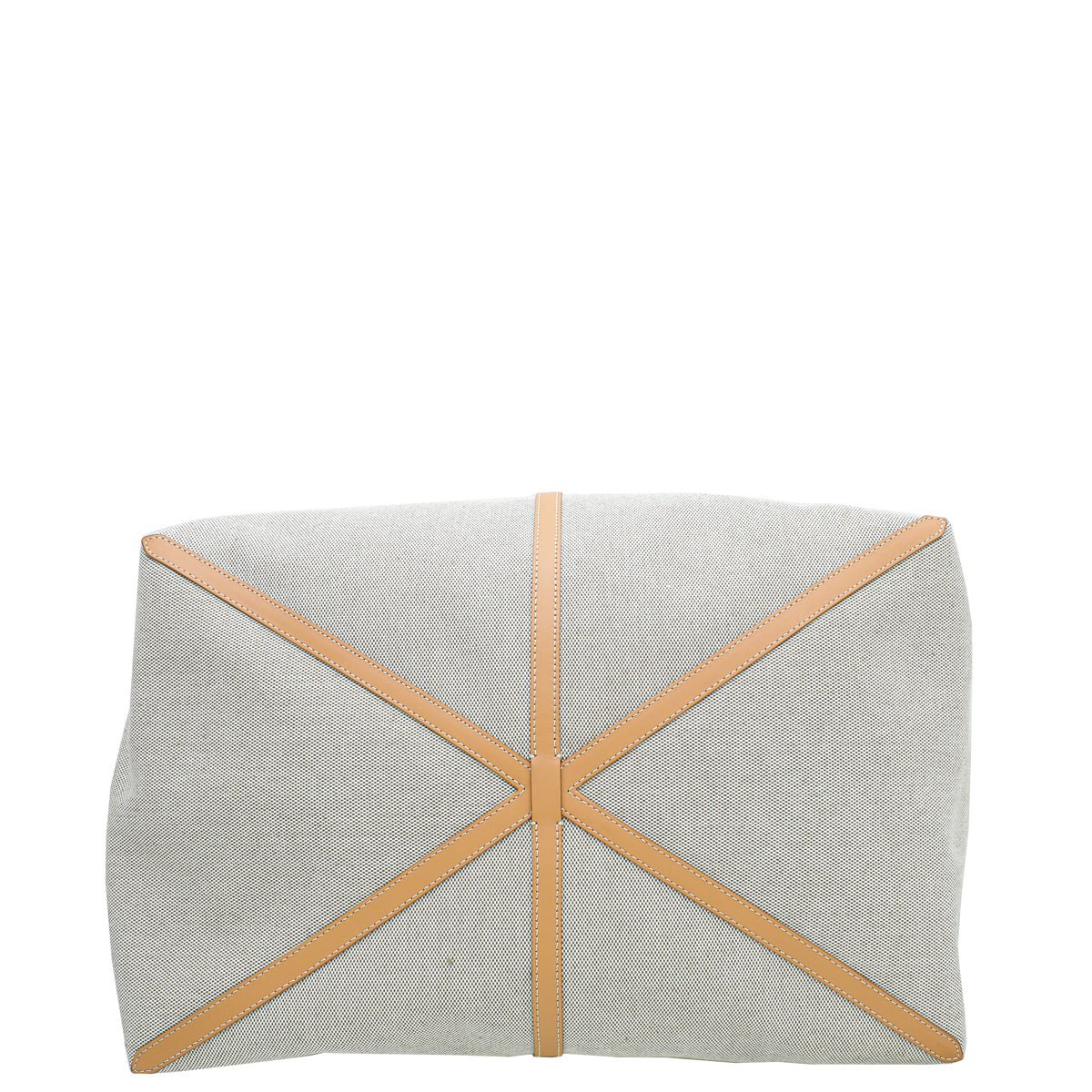 Burberry Bicolor Logo XL Beach Tote Bag-Burberry-THE CLOSET