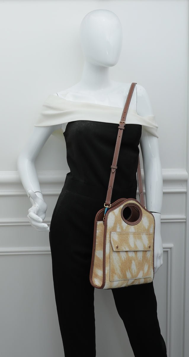 Burberry Bicolor Mini Calf Hair Pocket Bag-Burberry-THE CLOSET