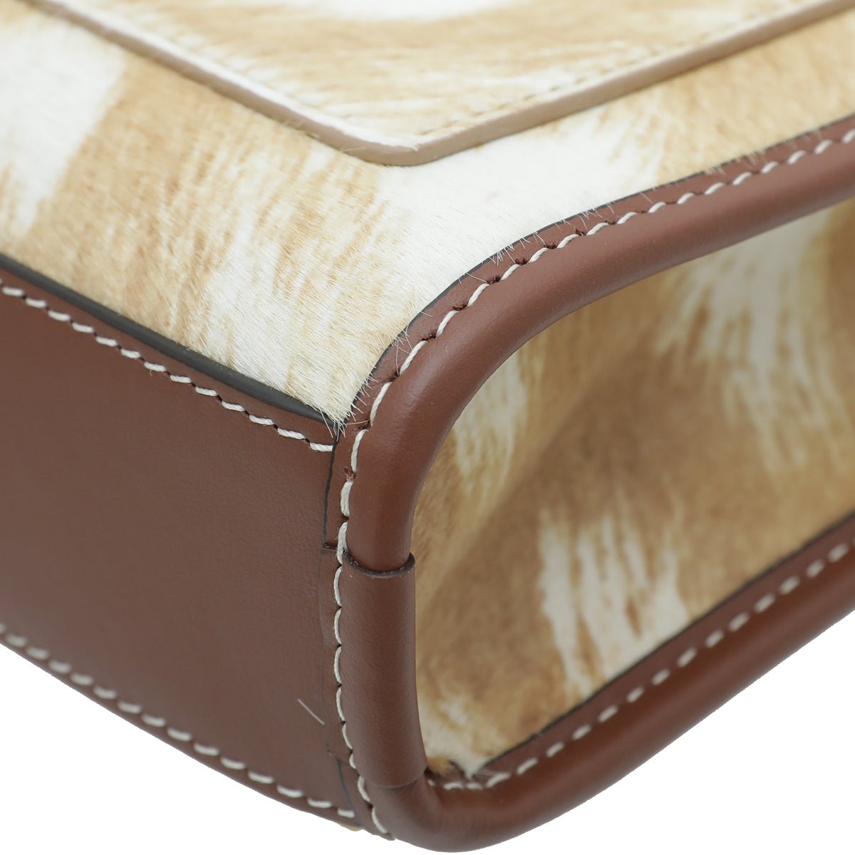 Burberry Bicolor Mini Calf Hair Pocket Bag-Burberry-THE CLOSET