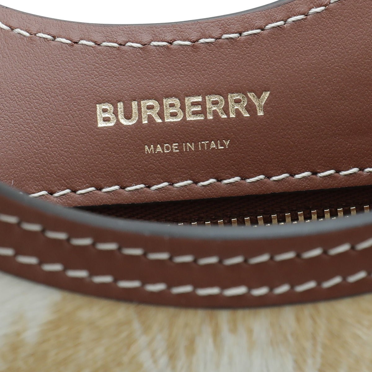 Burberry Bicolor Mini Calf Hair Pocket Bag-Burberry-THE CLOSET
