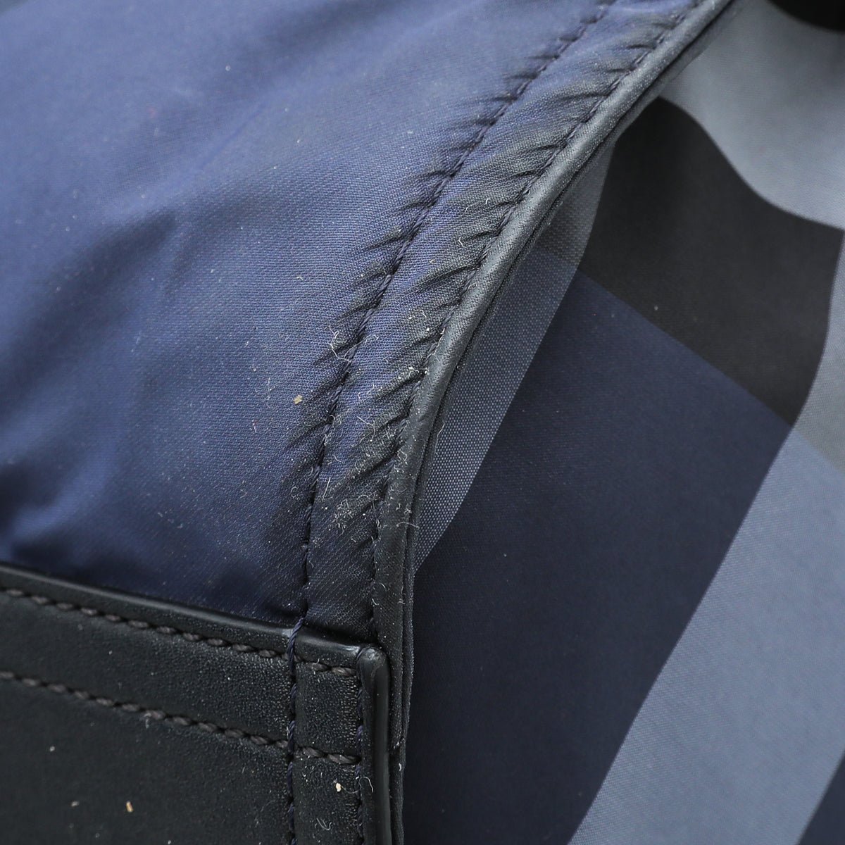 Burberry Bicolor Nova Check Buckleigh Packable Tote Bag-Burberry-THE CLOSET