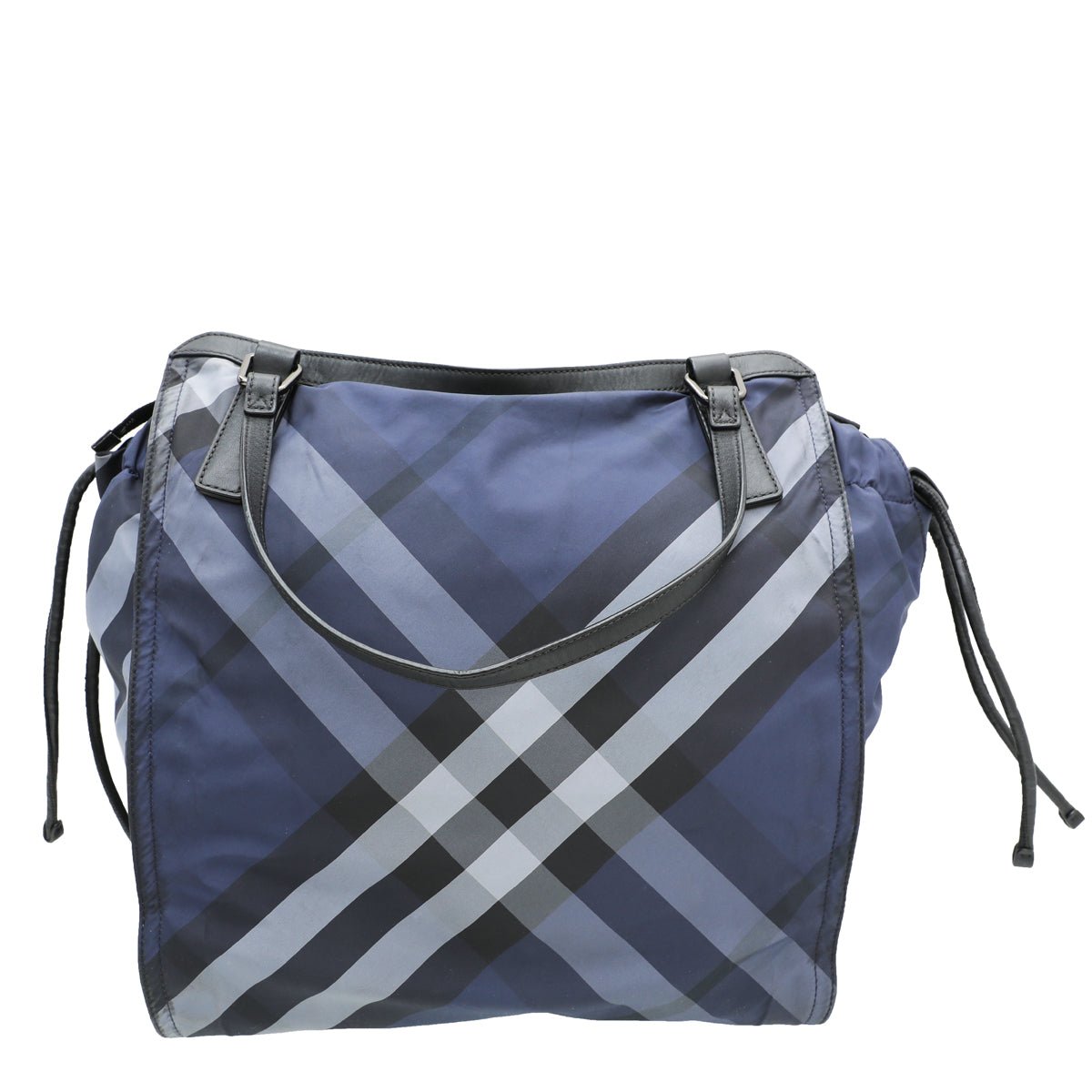 Burberry Bicolor Nova Check Buckleigh Packable Tote Bag-Burberry-THE CLOSET