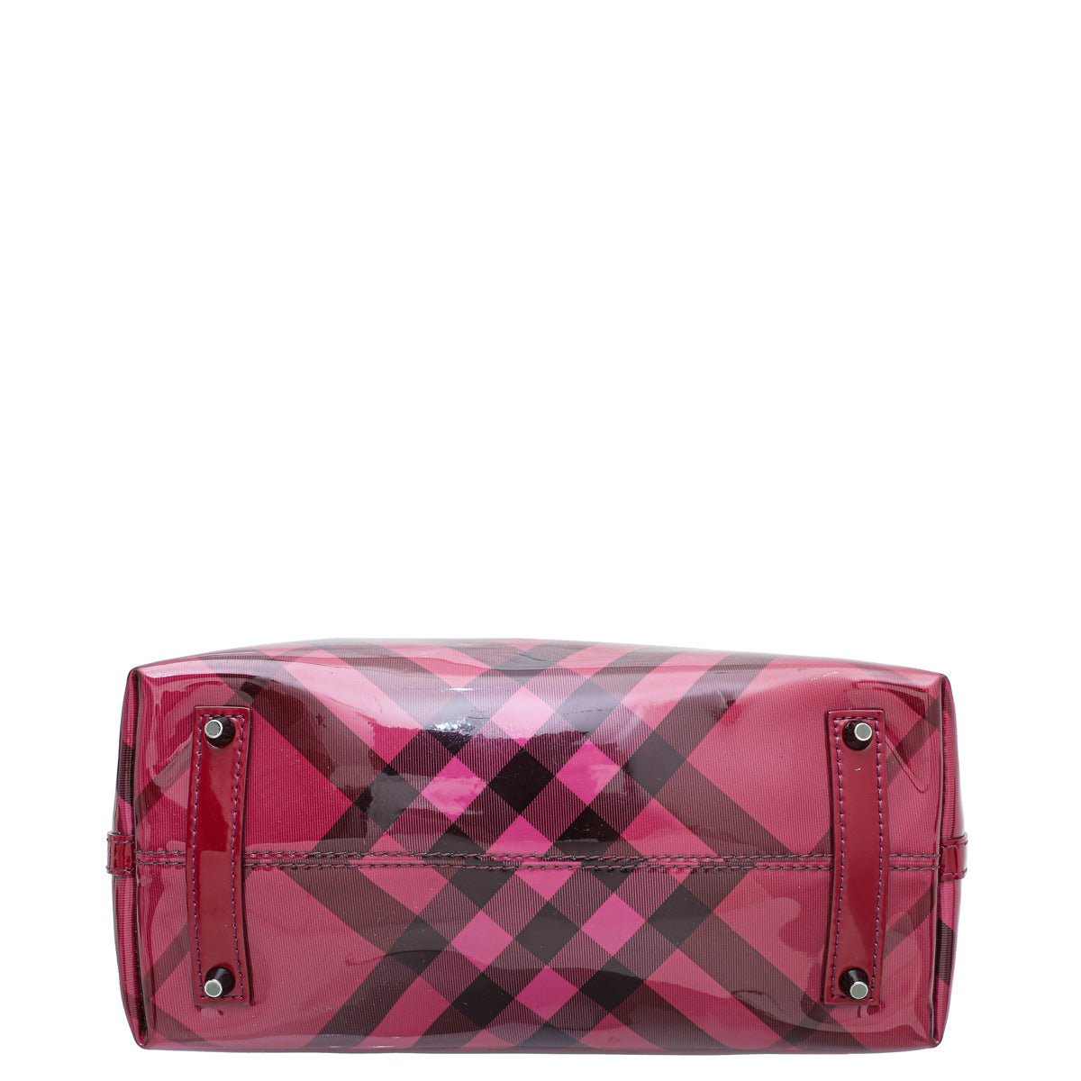 Burberry Bicolor Nova Check PVC Tote Bag-Burberry-THE CLOSET