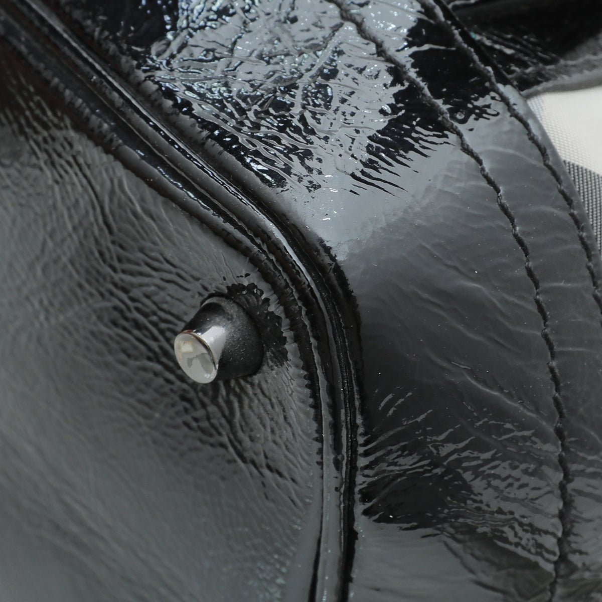 Burberry Bicolor Nylon Beat Check Lowry Bag-Burberry-THE CLOSET