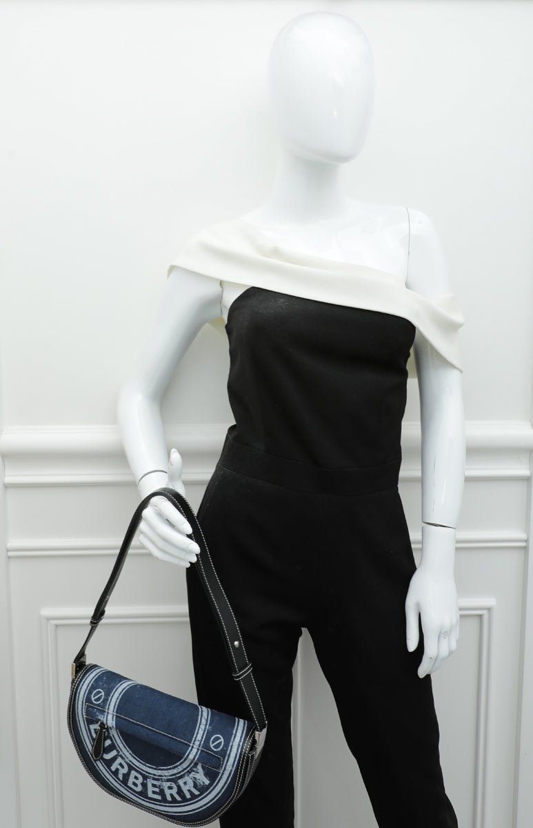 Burberry Bicolor Olympia Graphic Bag-Burberry-THE CLOSET