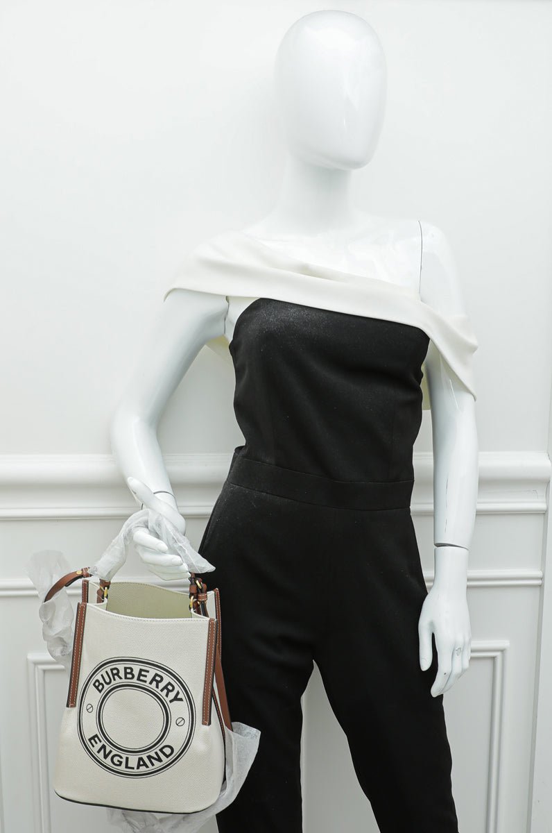 Burberry Bicolor Peggy Small Bucket Bag-Burberry-THE CLOSET