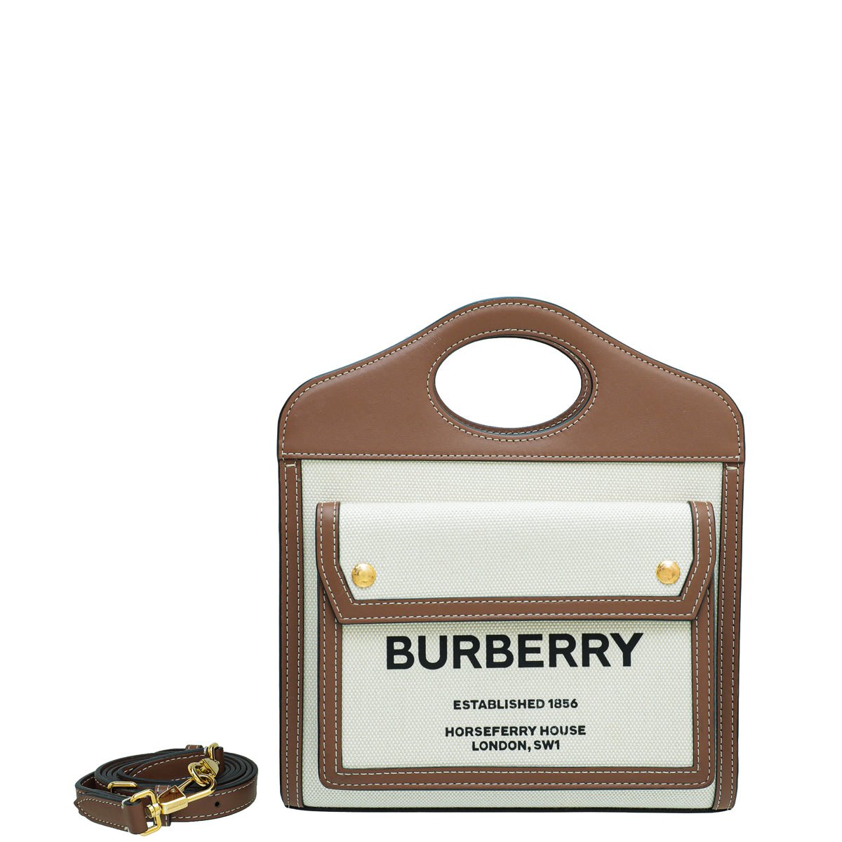 Burberry Bicolor Pocket Mini Bag-Burberry-THE CLOSET