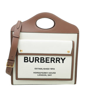 Burberry Bicolor Pocket Baged Medium