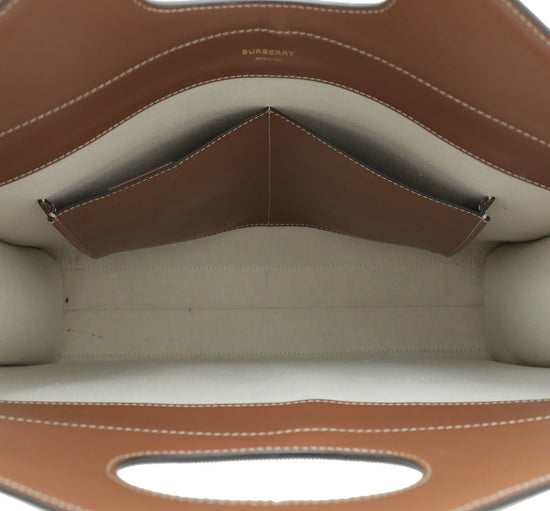 Burberry - Burberry Bicolor Pocket Tote Medium Bag | The Closet