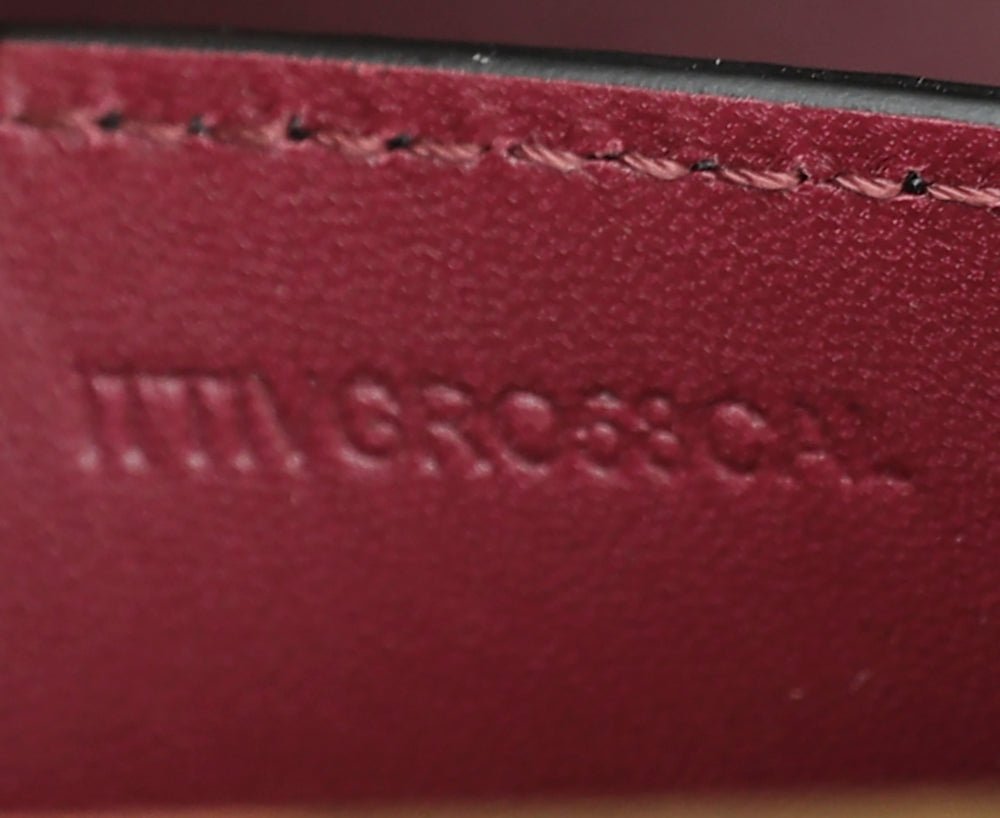 Burberry Bicolor Python Pochette Frame Bag-Burberry-THE CLOSET