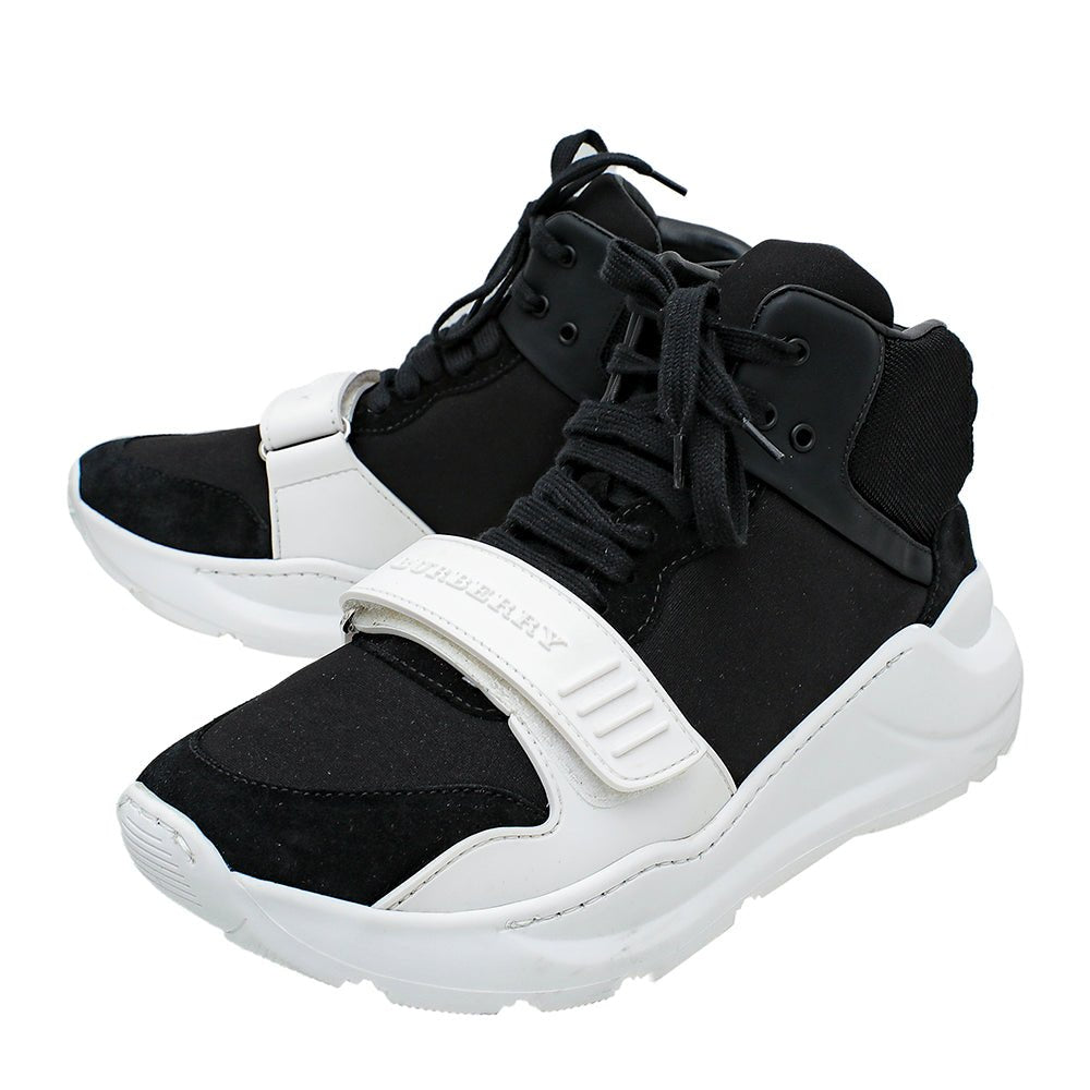 Burberry Bicolor Regis Sneakers 40-Burberry-THE CLOSET