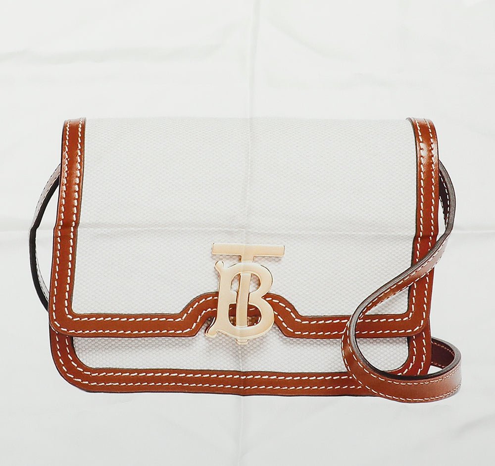 Burberry Bicolor TB Bag Print Square Silk Scarf-Burberry-THE CLOSET