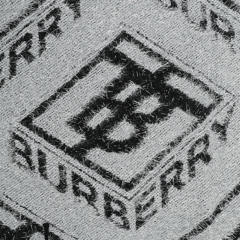 Burberry - Burberry Bicolor TB Glitter Jacquard Scarf | The Closet