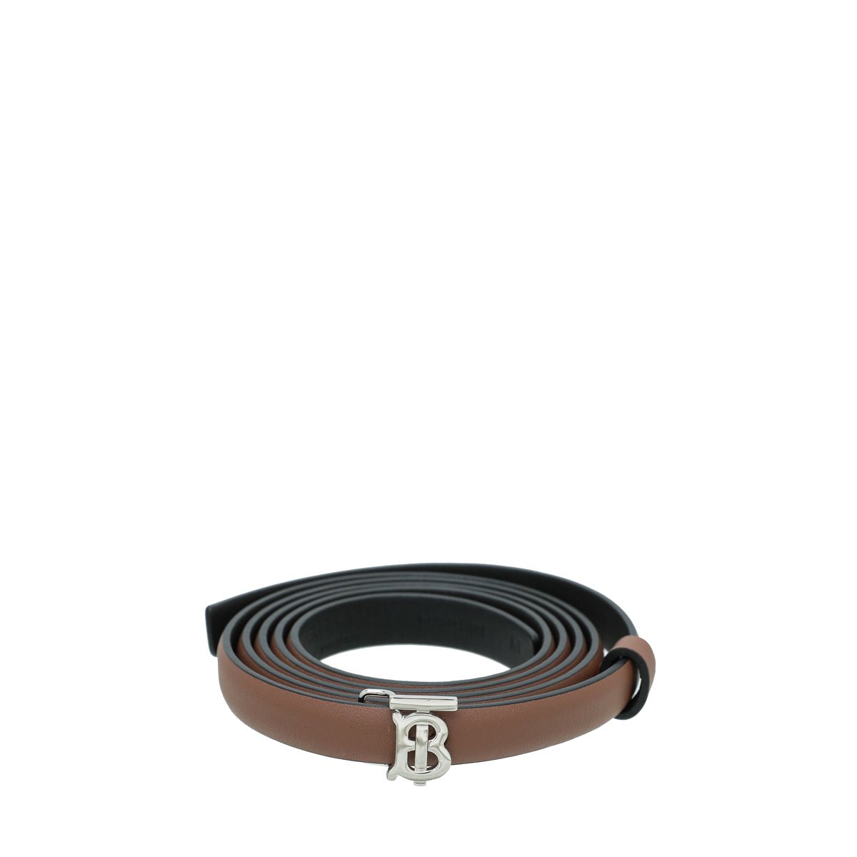 Burberry - Burberry Bicolor TB Logo Buckle Reversible Medium Belt | The Closet