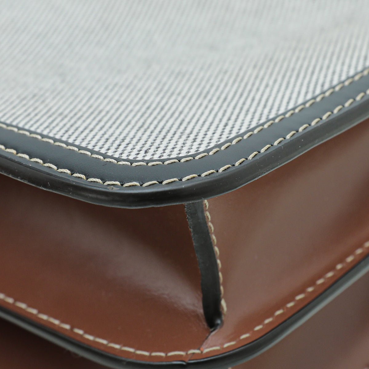 Burberry Bicolor TB Logo Flap Small Bag-Burberry-THE CLOSET