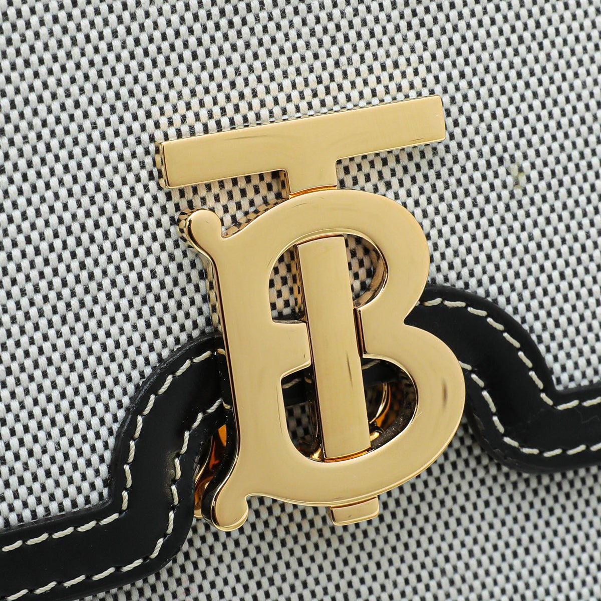 Burberry - Burberry Bicolor TB Logo Flap Small Bag | The Closet