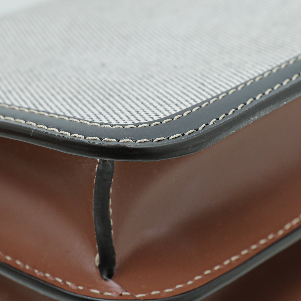 Burberry Bicolor TB Logo Flap Small Bag-Burberry-THE CLOSET