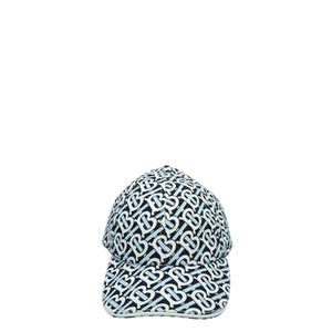 Burberry Bicolor TB Logo Print Baseball Cap كبير