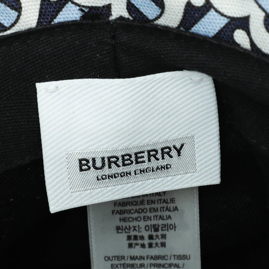 Burberry Bicolor TB Logo Print Bucket Small Hat-Burberry-THE CLOSET