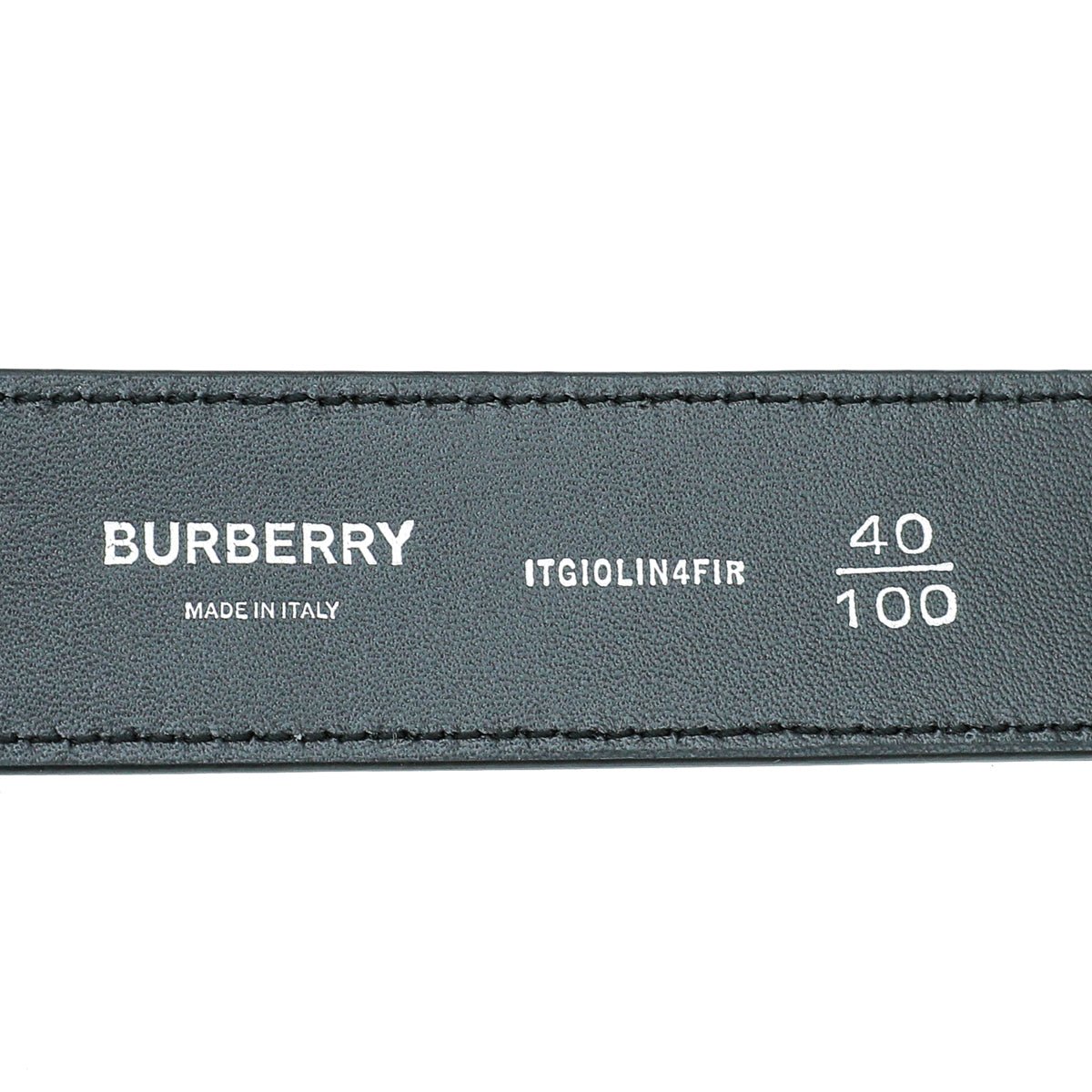Burberry Bicolor TB Monogram Covered Clip 35mm Belt 40-Burberry-THE CLOSET