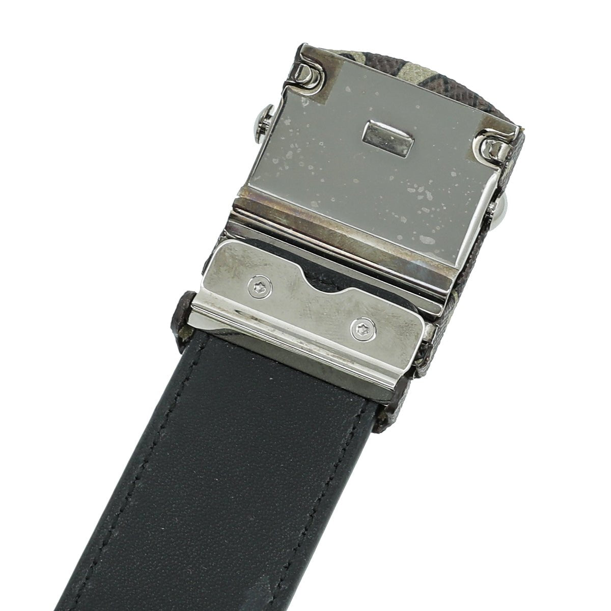 Burberry Bicolor TB Monogram Covered Clip 35mm Belt 40-Burberry-THE CLOSET