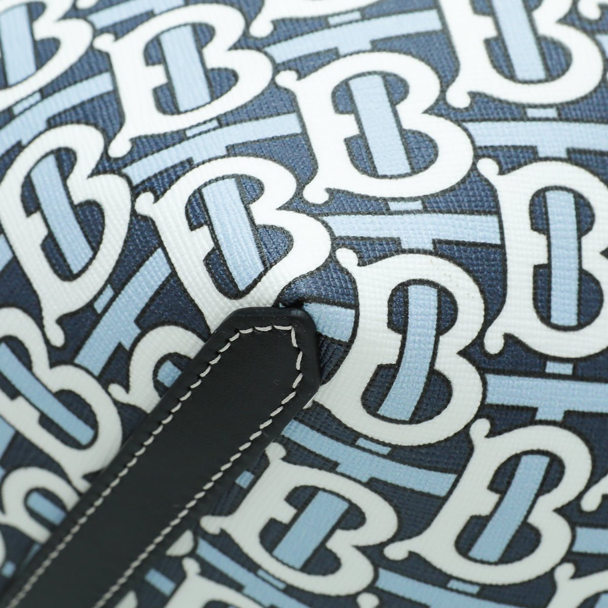 Burberry - Burberry Bicolor TB Monogram Mini Beach Tote Bag | The Closet