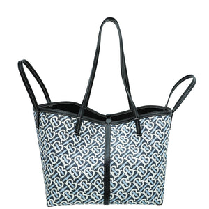 Burberry Bicolor TB Monogram Mini Beach Bag Bag