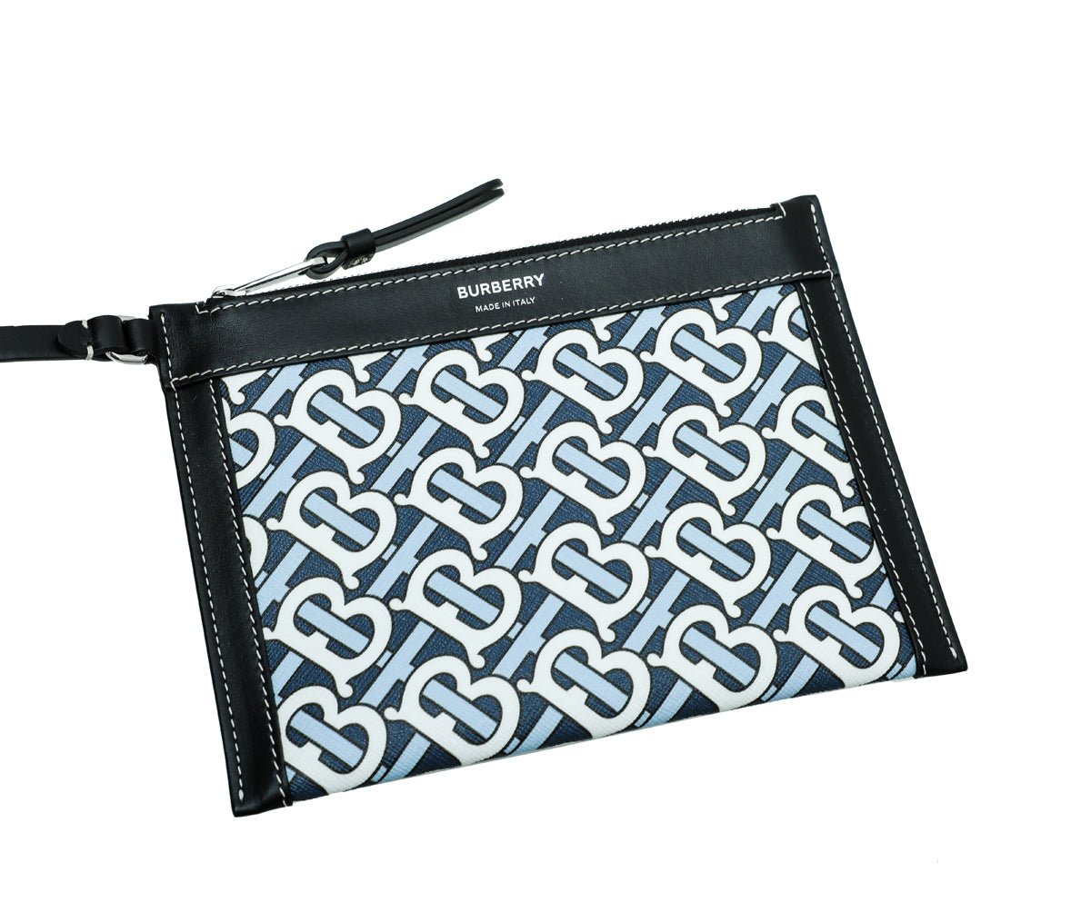 Burberry Bicolor TB Monogram Mini Beach Tote Bag-Burberry-THE CLOSET