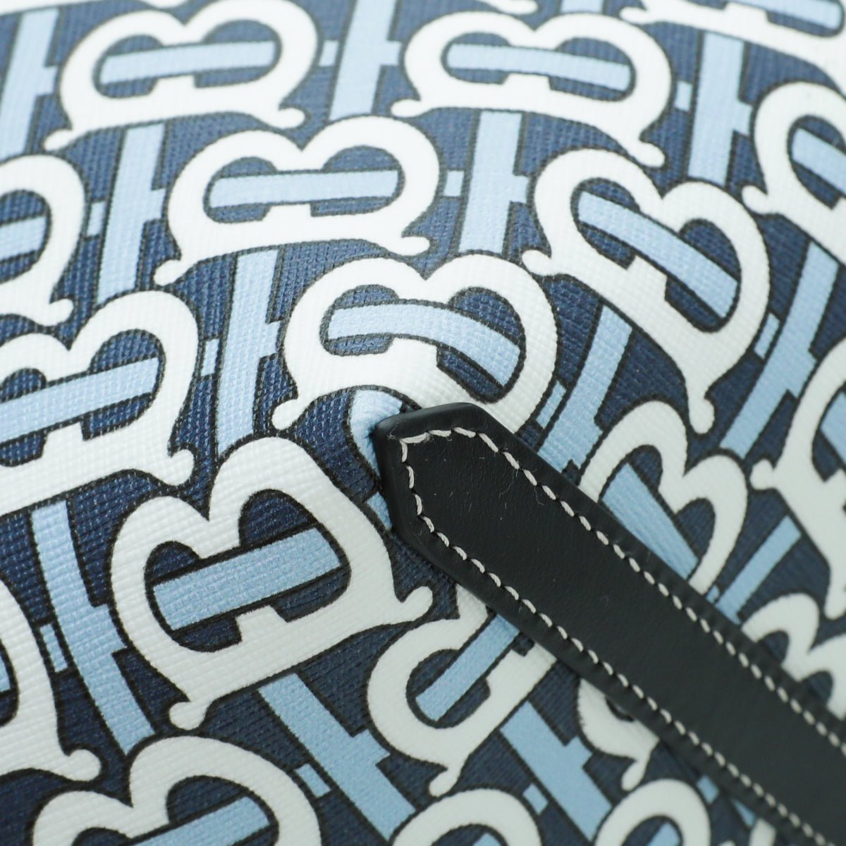 Burberry Bicolor TB Monogram Mini Beach Tote Bag-Burberry-THE CLOSET