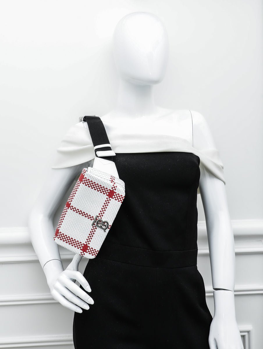 Burberry Bicolor TB Woven Lola Bumbag-Burberry-THE CLOSET