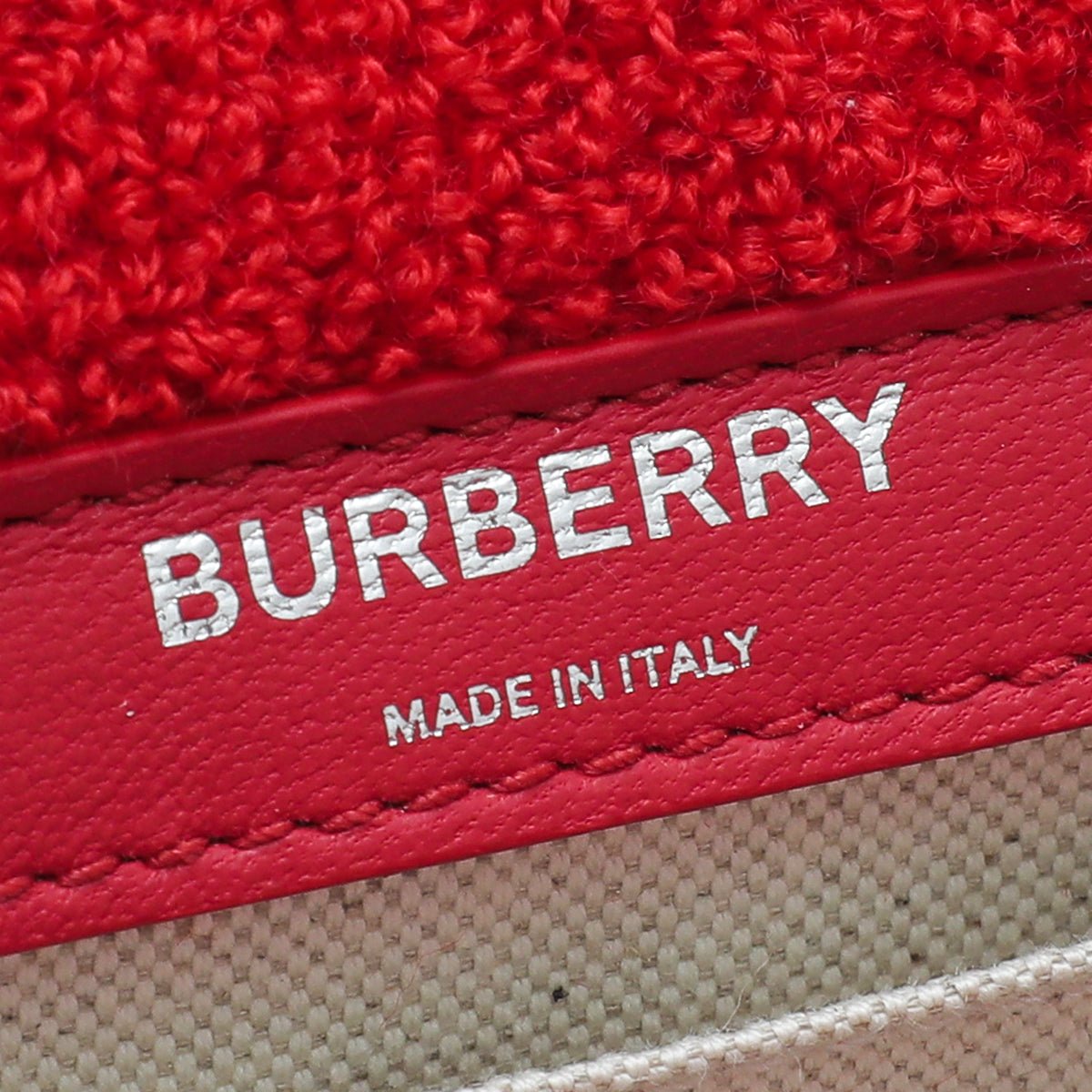 Burberry Bicolor Terry Cloth Mini Love Lola Bag-Burberry-THE CLOSET