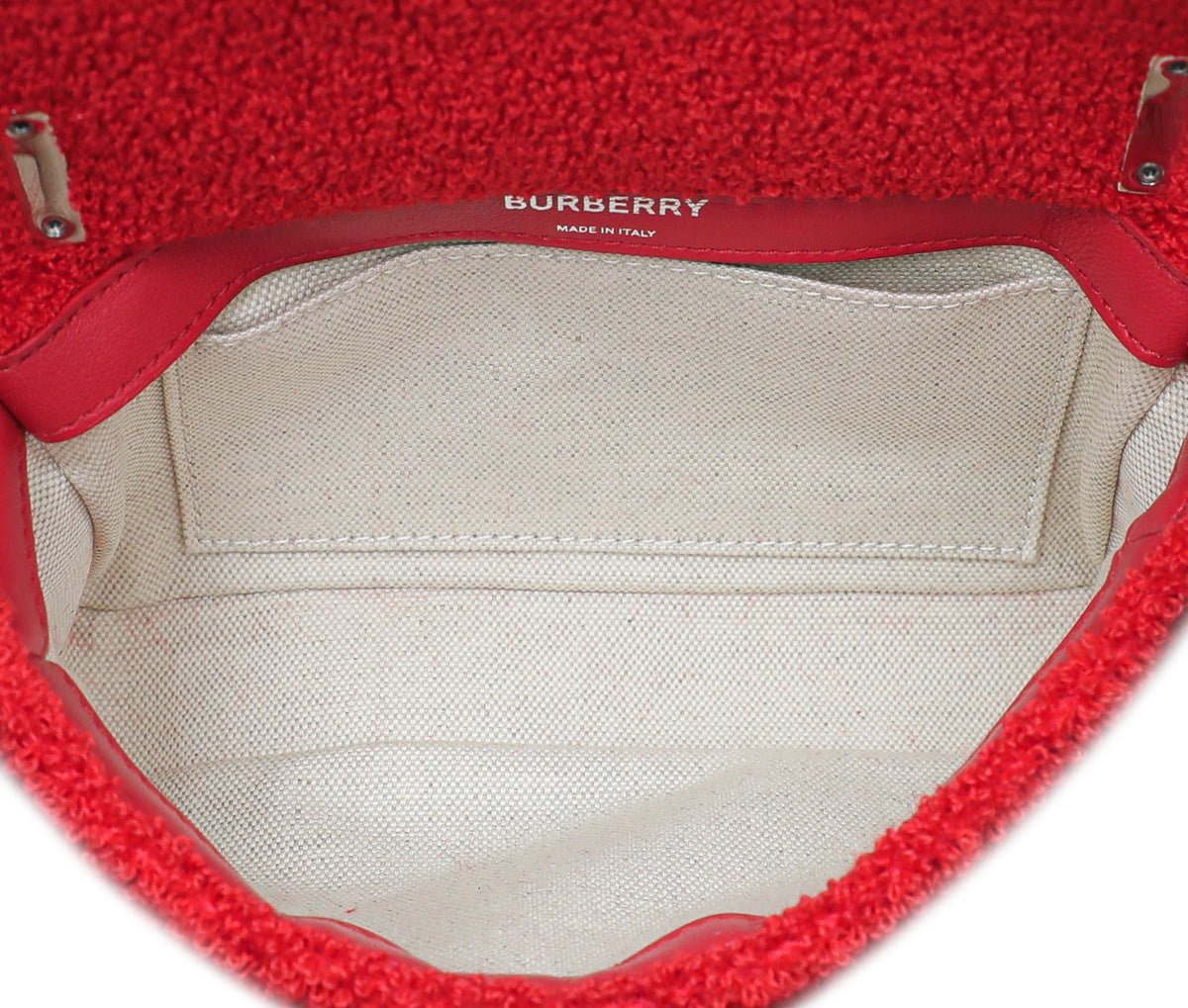 Burberry - Burberry Bicolor Terry Cloth Mini Love Lola Bag | The Closet