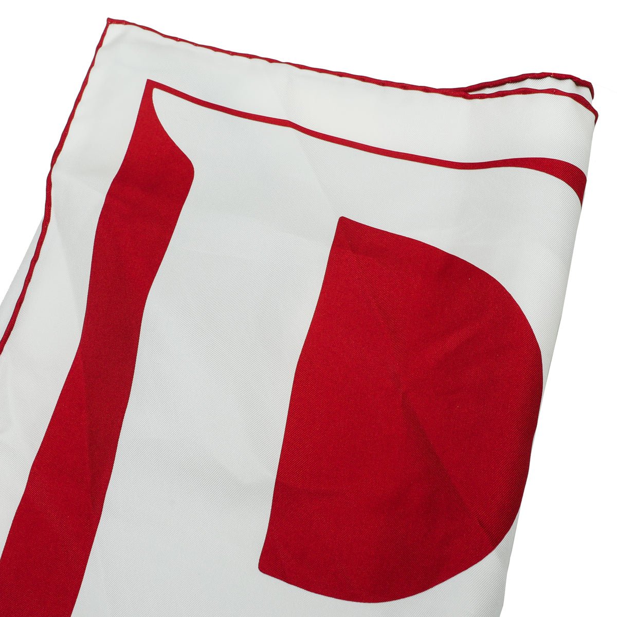 Burberry Bicolor Text Logo Silk Scarf-Burberry-THE CLOSET